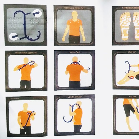 **NEW** UniForU Trigger Point Body Massager (Blue) - Picture 4 of 10